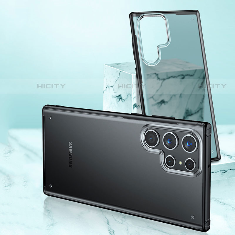 Carcasa Bumper Funda Silicona Transparente M02 para Samsung Galaxy S21 Ultra 5G