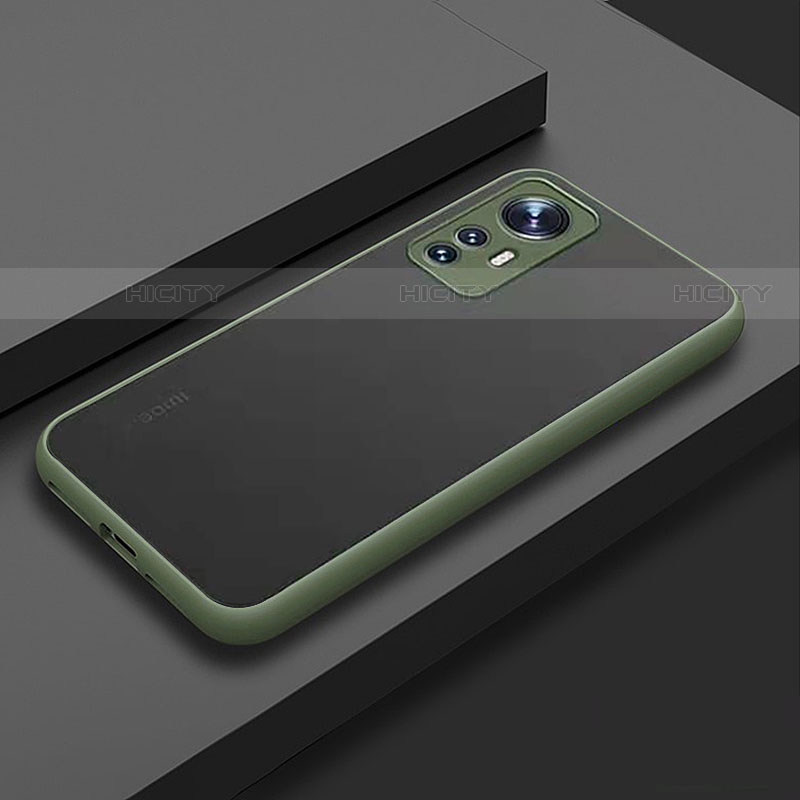 Carcasa Bumper Funda Silicona Transparente M02 para Xiaomi Mi 12 5G Menta Verde