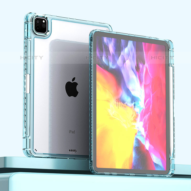 Carcasa Bumper Funda Silicona Transparente P01 para Apple iPad Pro 11 (2020)