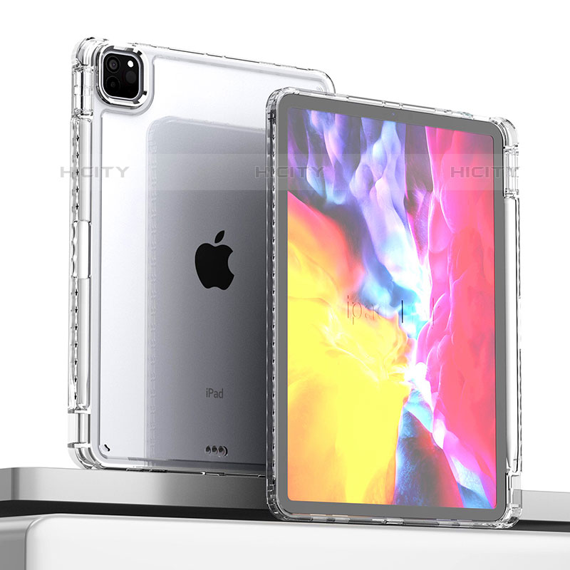 Carcasa Bumper Funda Silicona Transparente P01 para Apple iPad Pro 11 (2020) Claro