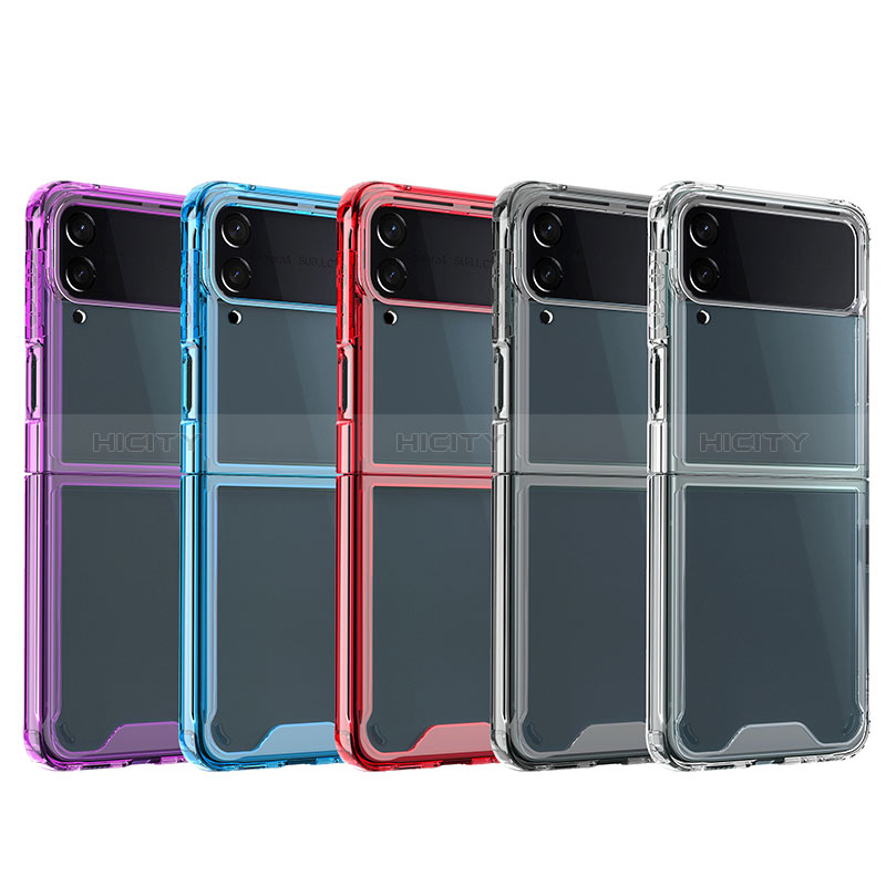 Carcasa Bumper Funda Silicona Transparente P01 para Samsung Galaxy Z Flip3 5G