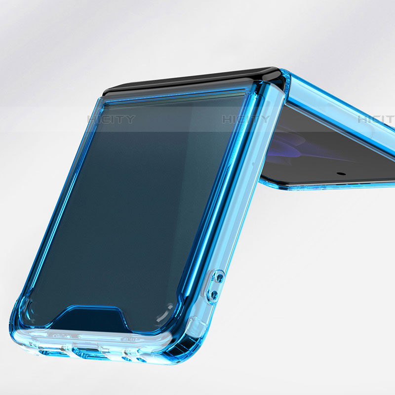 Carcasa Bumper Funda Silicona Transparente P01 para Samsung Galaxy Z Flip4 5G