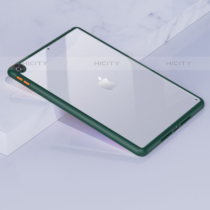 Carcasa Bumper Funda Silicona Transparente para Apple iPad 10.2 (2020) Verde