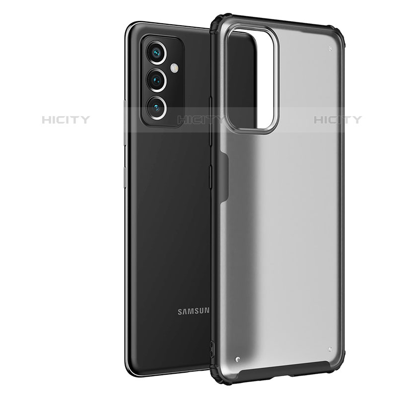 Carcasa Bumper Funda Silicona Transparente para Samsung Galaxy Quantum2 5G Negro
