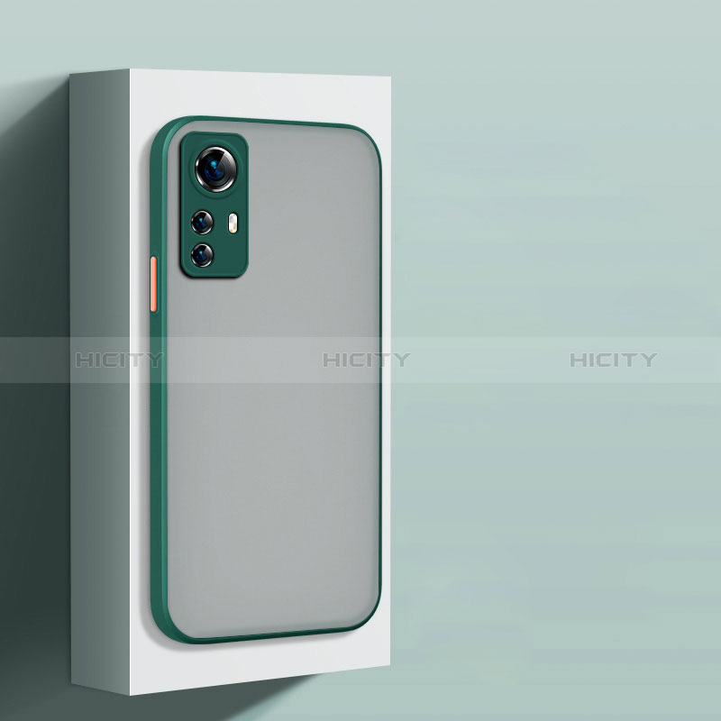 Carcasa Bumper Funda Silicona Transparente para Xiaomi Mi 12T 5G Verde Noche