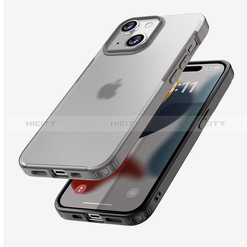 Carcasa Bumper Funda Silicona Transparente QC1 para Apple iPhone 13