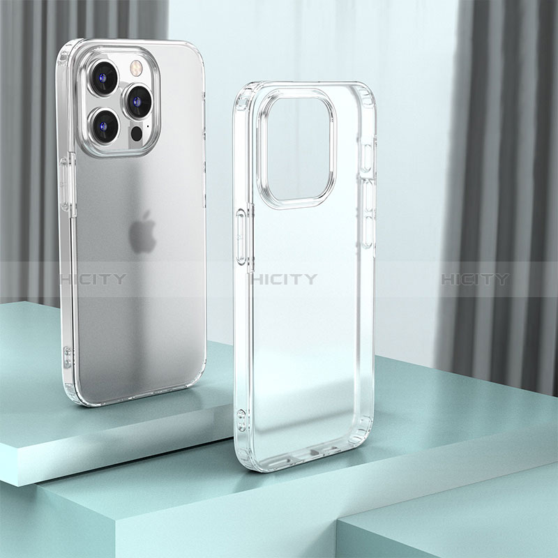 Carcasa Bumper Funda Silicona Transparente QC1 para Apple iPhone 13 Pro Max Claro