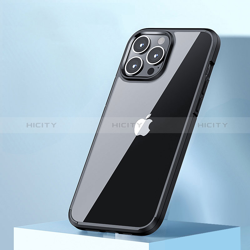 Carcasa Bumper Funda Silicona Transparente QC3 para Apple iPhone 15 Pro Max