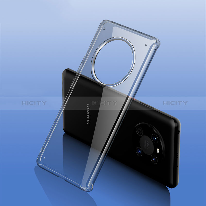 Carcasa Bumper Funda Silicona Transparente W01L para Huawei Mate 40 Pro Negro