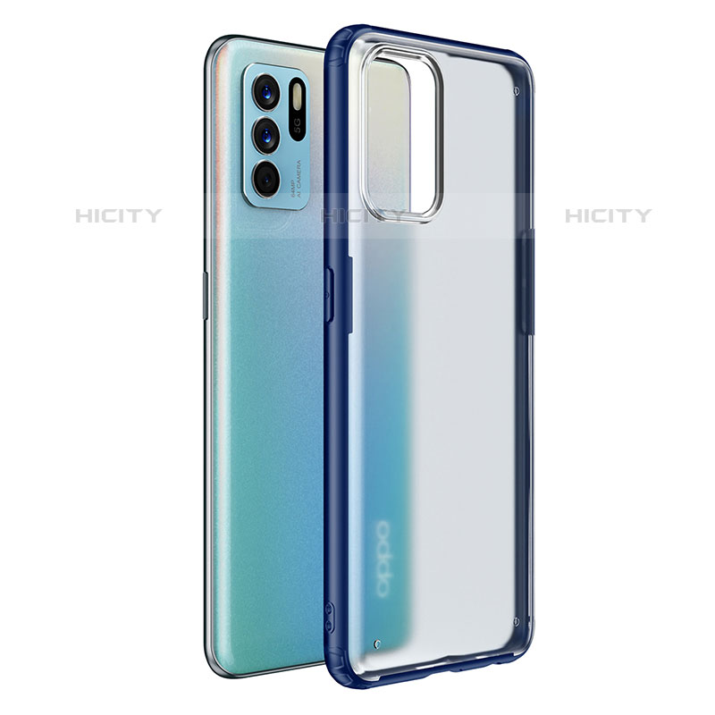 Carcasa Bumper Funda Silicona Transparente W01L para Oppo Reno6 Z 5G