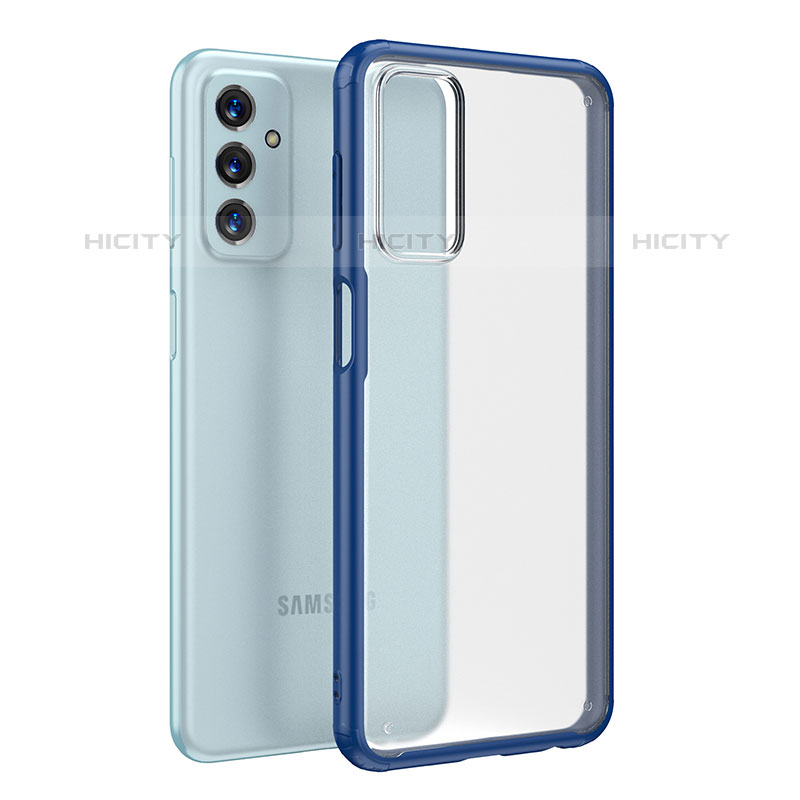 Carcasa Bumper Funda Silicona Transparente WL1 para Samsung Galaxy M23 5G Azul