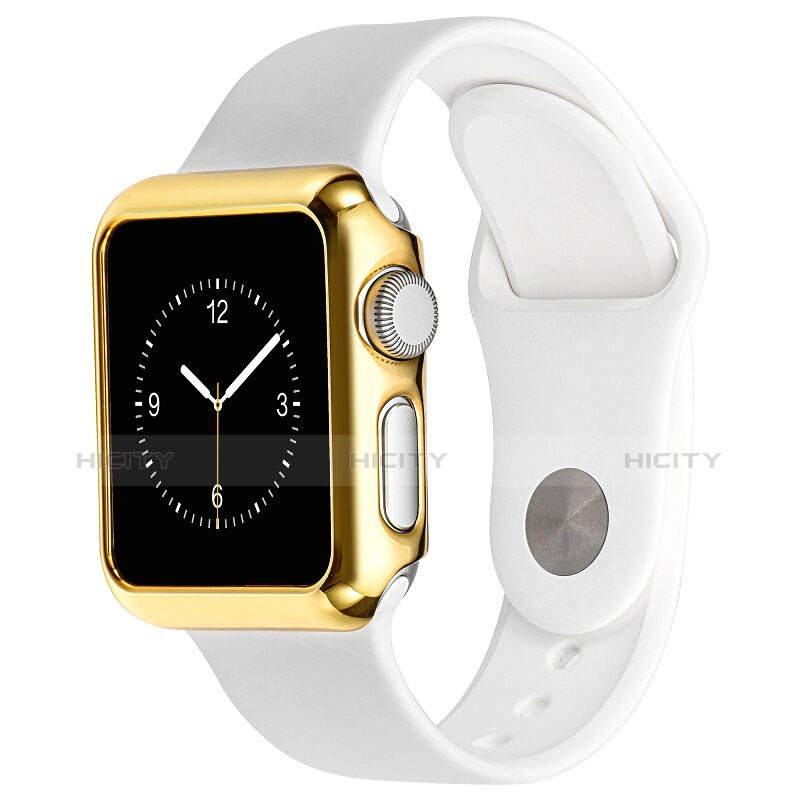 Carcasa Bumper Lujo Marco de Aluminio C03 para Apple iWatch 2 42mm Oro