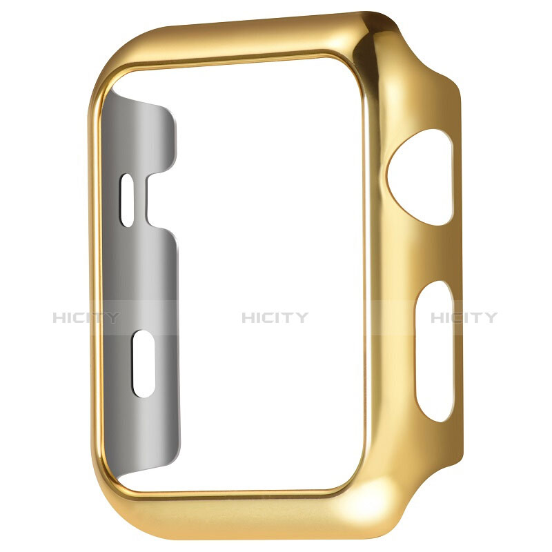 Carcasa Bumper Lujo Marco de Aluminio C03 para Apple iWatch 2 42mm Oro