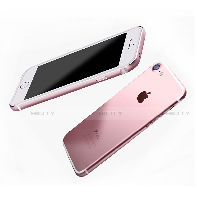 Carcasa Bumper Lujo Marco de Aluminio para Apple iPhone SE3 ((2022)) Oro Rosa