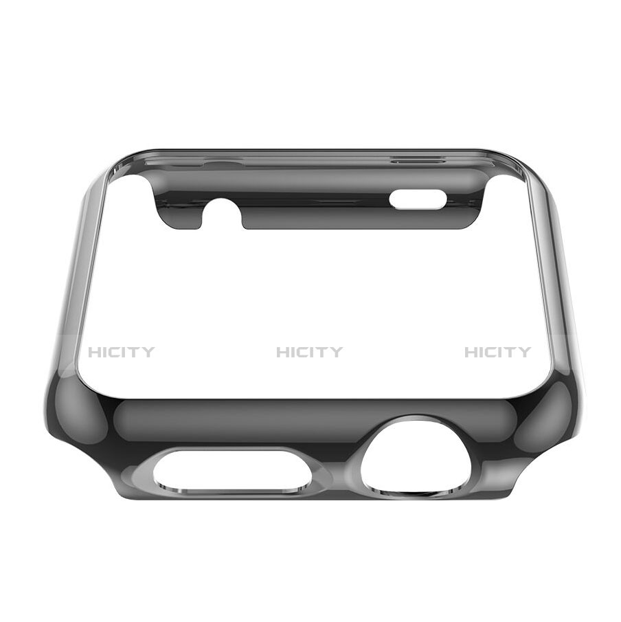 Carcasa Bumper Lujo Marco de Aluminio para Apple iWatch 2 38mm Gris