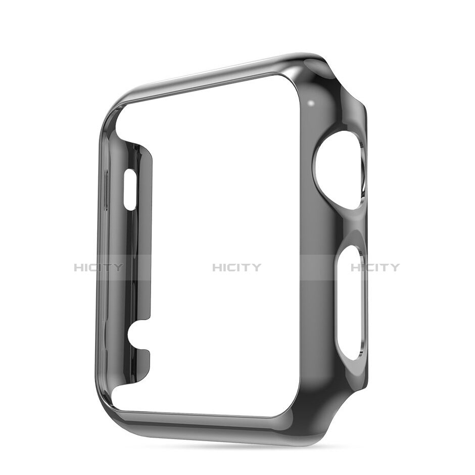 Carcasa Bumper Lujo Marco de Aluminio para Apple iWatch 2 42mm Gris