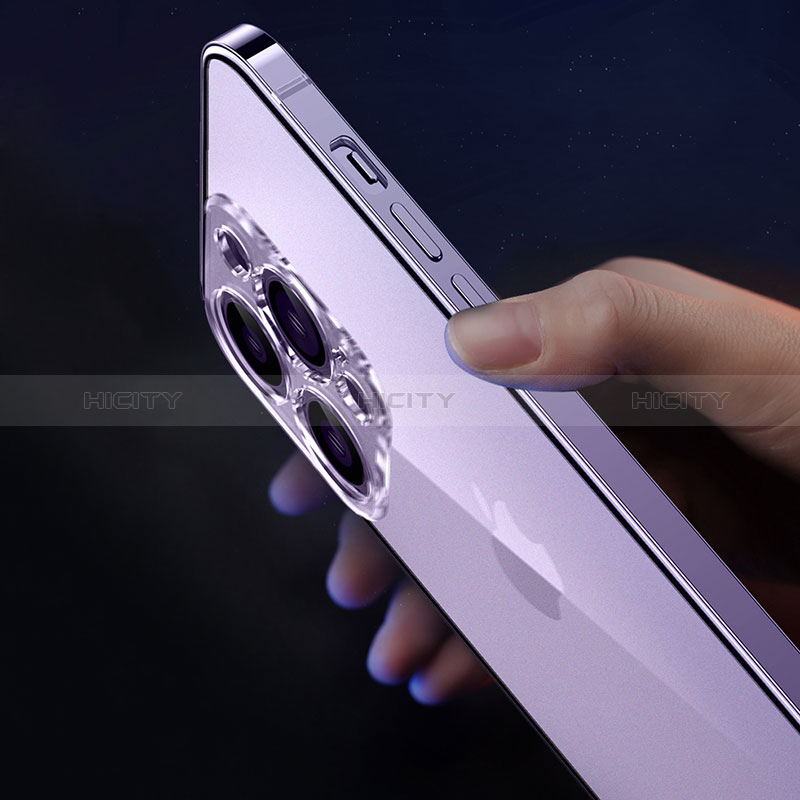 Carcasa Bumper Lujo Marco de Metal y Plastico Funda con Mag-Safe Magnetic JB1 para Apple iPhone 15 Pro