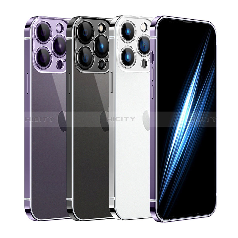 Carcasa Bumper Lujo Marco de Metal y Plastico Funda JB2 para Apple iPhone 13 Pro