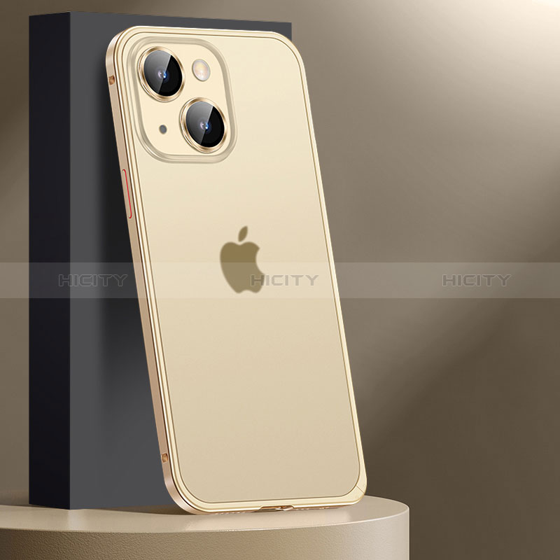 Carcasa Bumper Lujo Marco de Metal y Plastico Funda JL2 para Apple iPhone 13