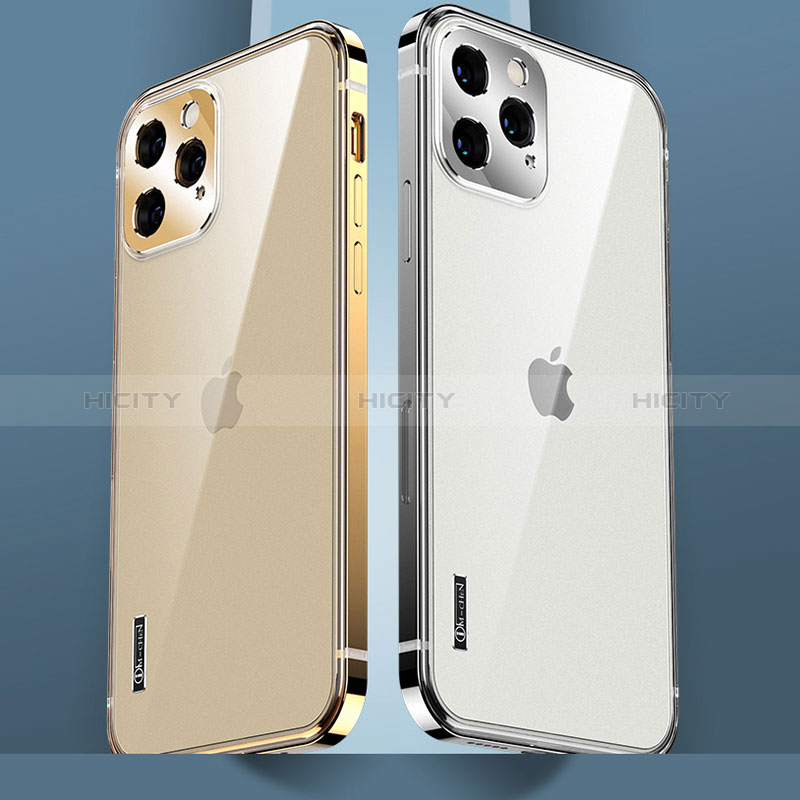 Carcasa Bumper Lujo Marco de Metal y Plastico Funda JL3 para Apple iPhone 13 Pro Max
