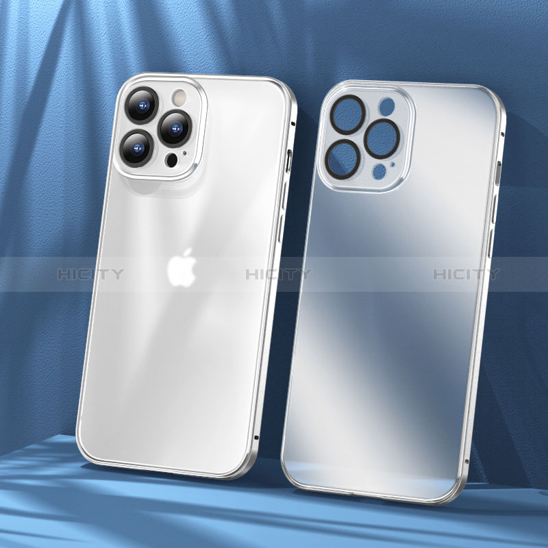 Carcasa Bumper Lujo Marco de Metal y Plastico Funda LF1 para Apple iPhone 13 Pro