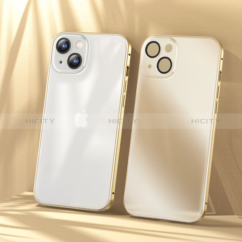 Carcasa Bumper Lujo Marco de Metal y Plastico Funda LF1 para Apple iPhone 14 Plus
