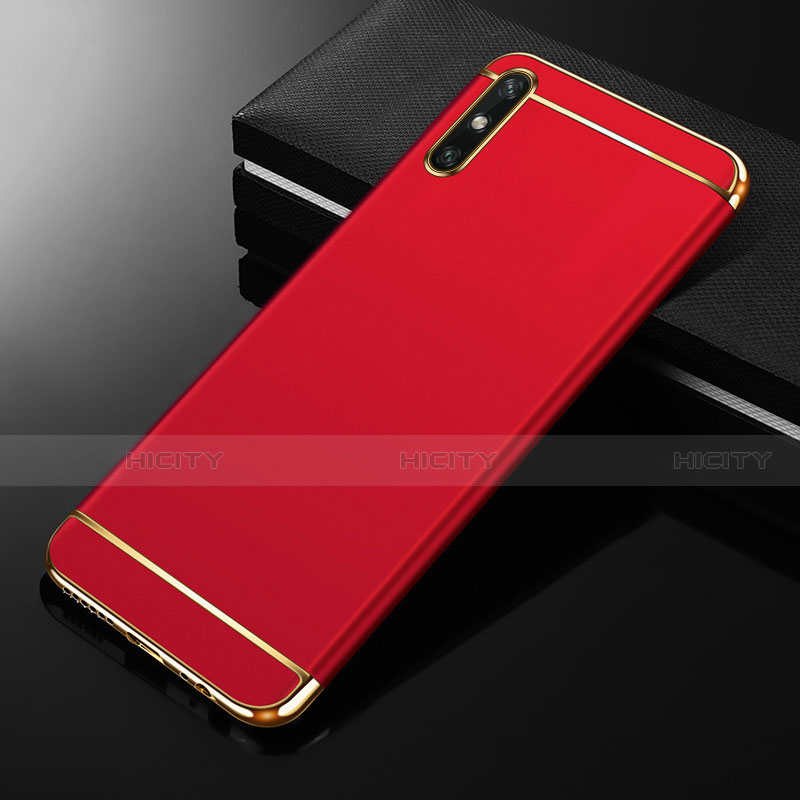 Carcasa Bumper Lujo Marco de Metal y Plastico Funda M01 para Huawei Enjoy 10e
