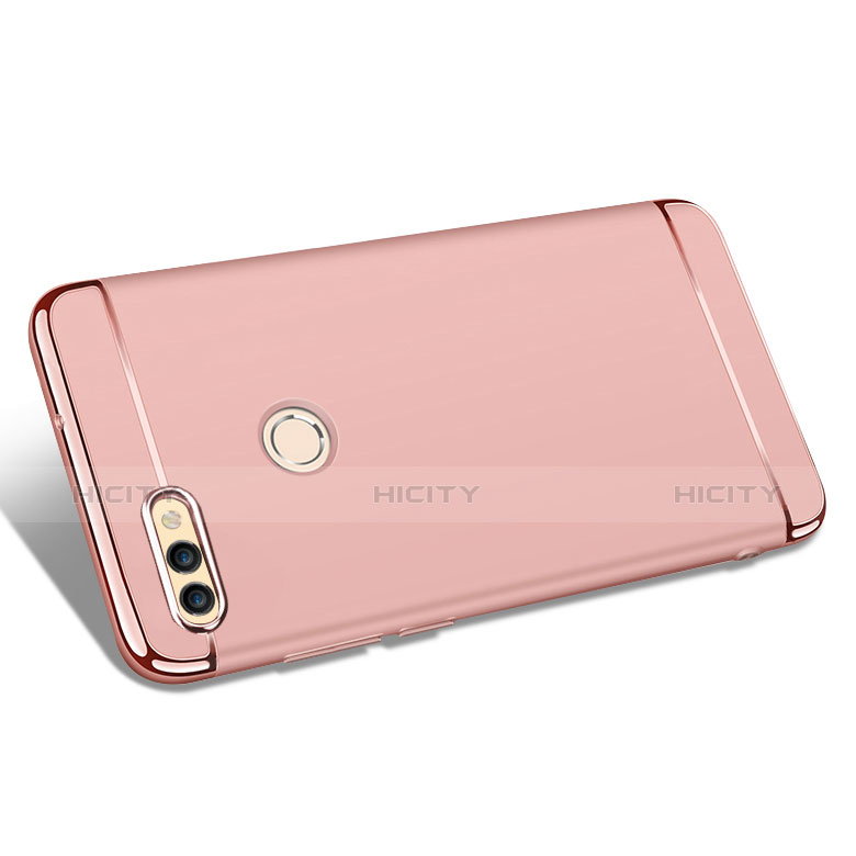 Carcasa Bumper Lujo Marco de Metal y Plastico Funda M01 para Huawei Enjoy 7S