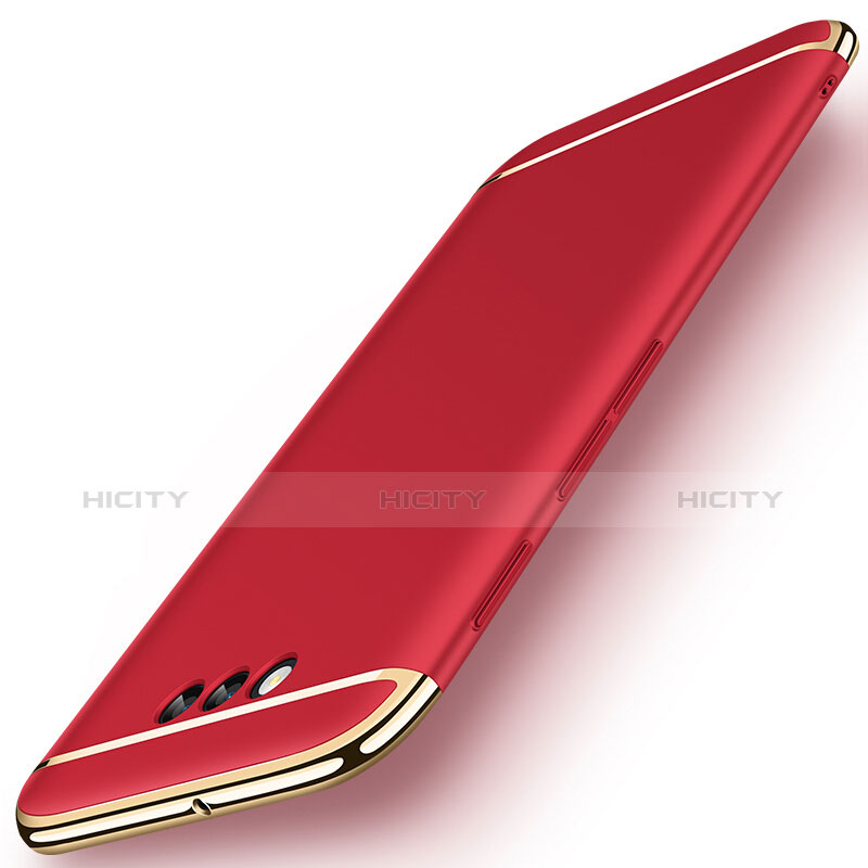 Carcasa Bumper Lujo Marco de Metal y Plastico Funda M01 para Huawei Honor Magic Rojo