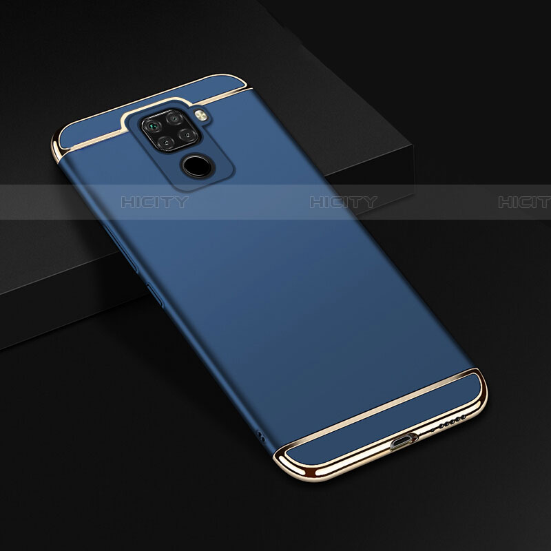 Carcasa Bumper Lujo Marco de Metal y Plastico Funda M01 para Huawei Mate 30 Lite Azul