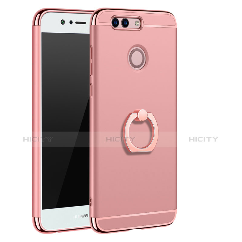 Carcasa Bumper Lujo Marco de Metal y Plastico Funda M01 para Huawei Nova 2 Oro Rosa