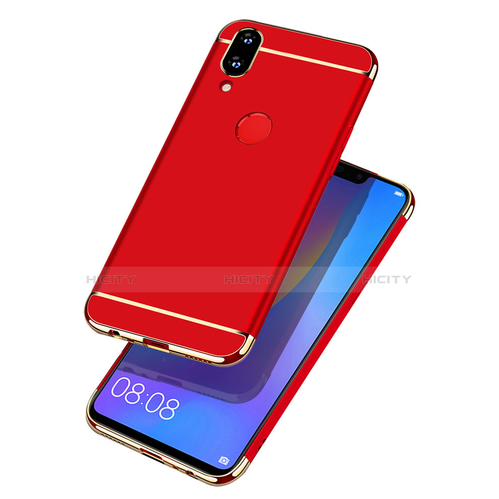 Carcasa Bumper Lujo Marco de Metal y Plastico Funda M01 para Huawei P Smart+ Plus