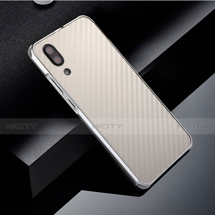 Carcasa Bumper Lujo Marco de Metal y Plastico Funda M01 para Huawei P20