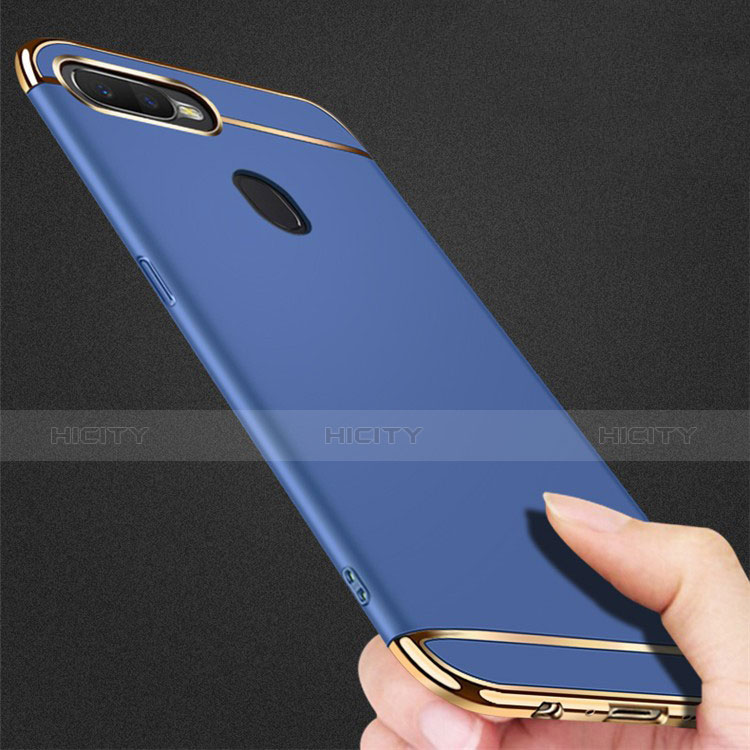 Carcasa Bumper Lujo Marco de Metal y Plastico Funda M01 para Oppo AX7