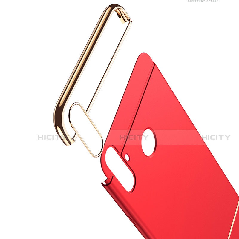 Carcasa Bumper Lujo Marco de Metal y Plastico Funda M01 para Realme C3