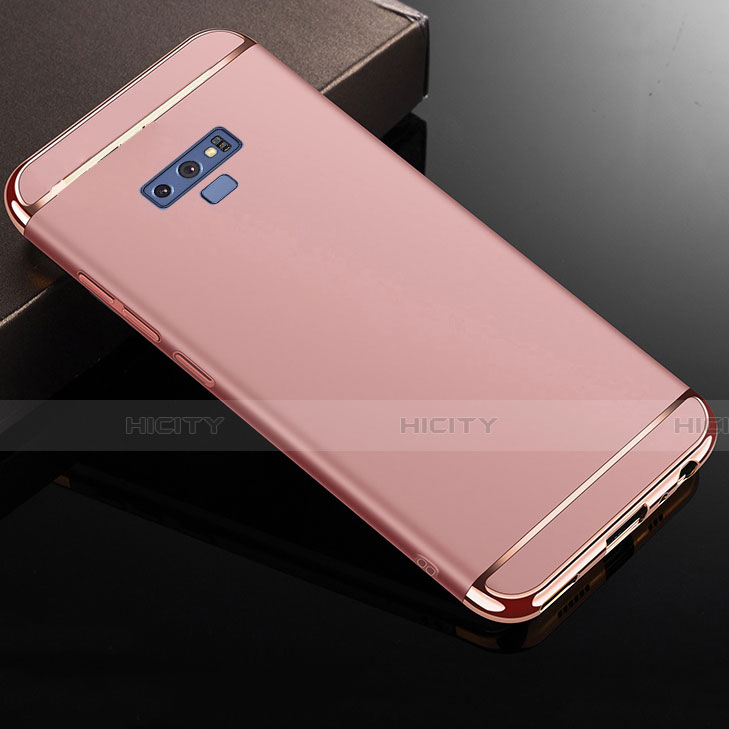 Carcasa Bumper Lujo Marco de Metal y Plastico Funda M01 para Samsung Galaxy Note 9