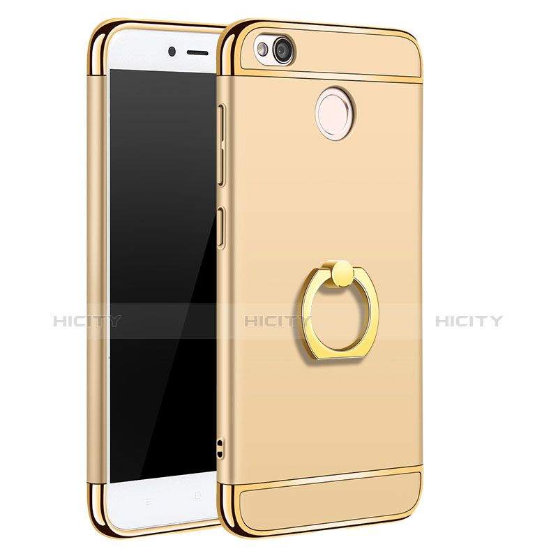 Carcasa Bumper Lujo Marco de Metal y Plastico Funda M01 para Xiaomi Redmi 4X Oro