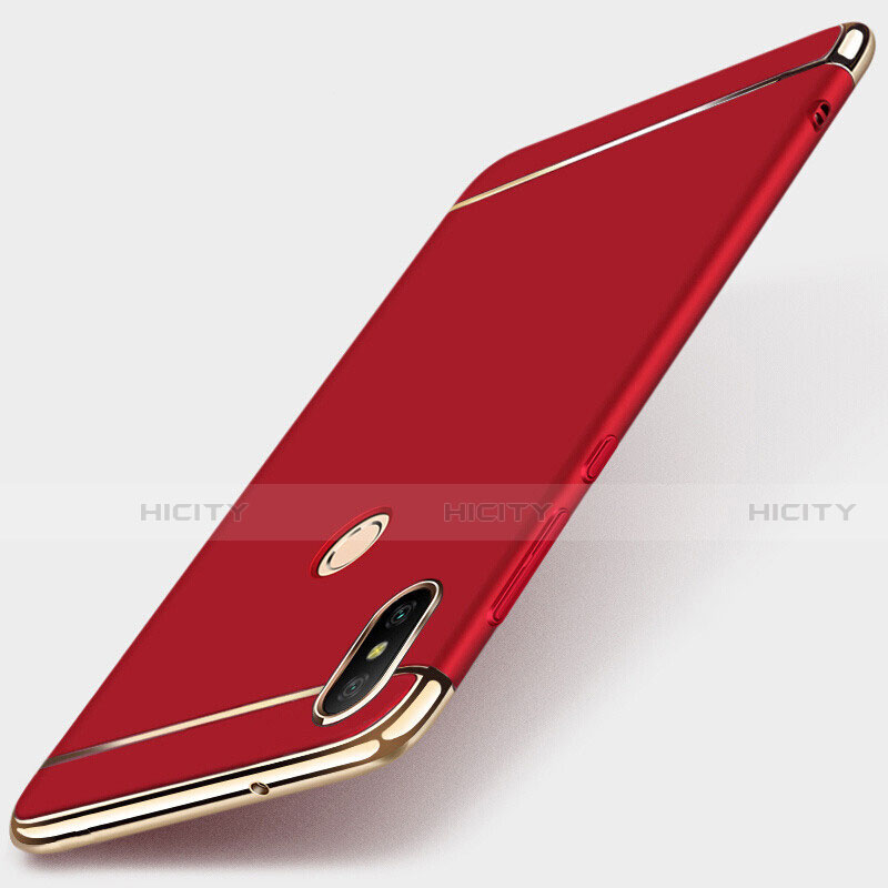 Carcasa Bumper Lujo Marco de Metal y Plastico Funda M01 para Xiaomi Redmi 6 Pro