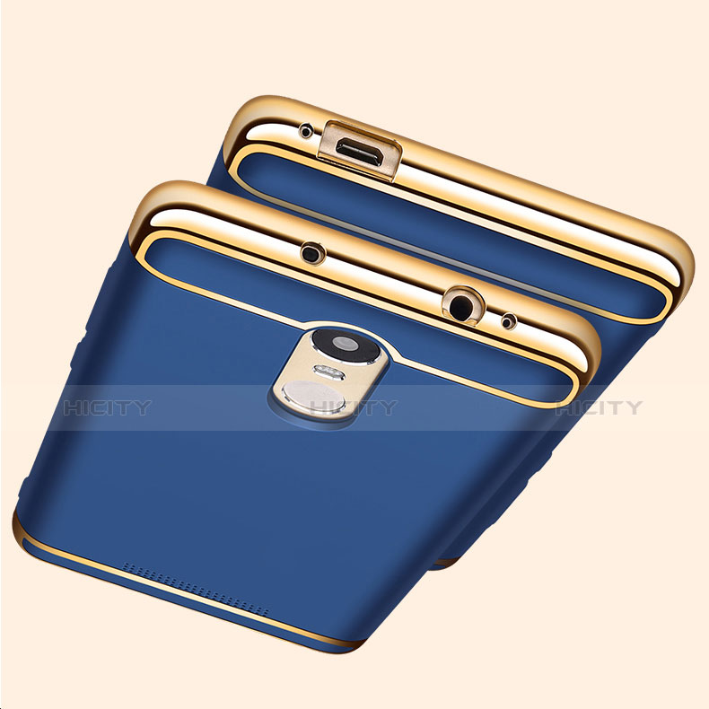 Carcasa Bumper Lujo Marco de Metal y Plastico Funda M01 para Xiaomi Redmi Note 3