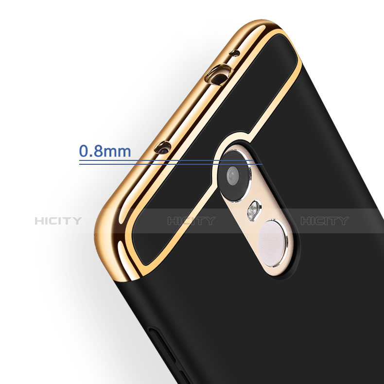 Carcasa Bumper Lujo Marco de Metal y Plastico Funda M01 para Xiaomi Redmi Note 3 MediaTek