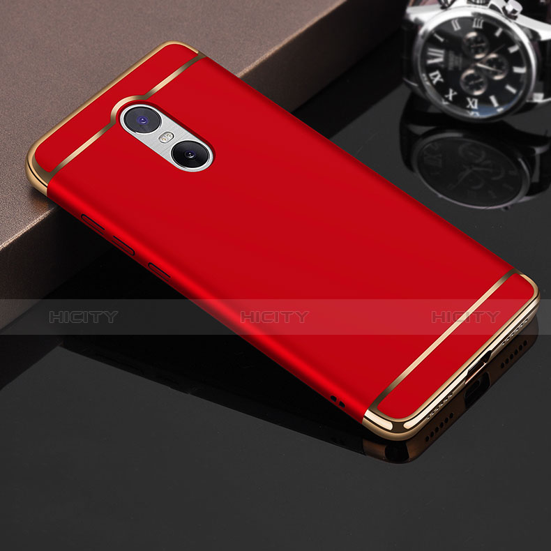 Carcasa Bumper Lujo Marco de Metal y Plastico Funda M01 para Xiaomi Redmi Note 4