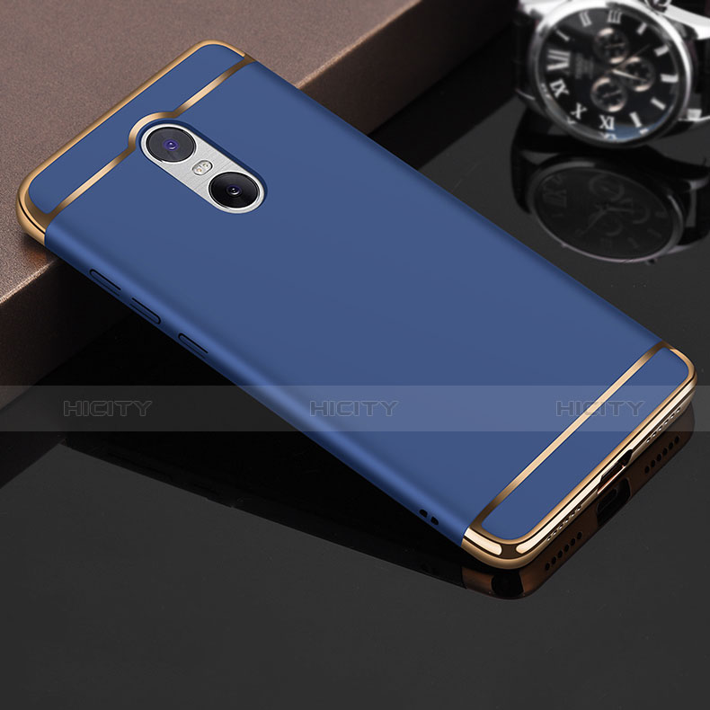 Carcasa Bumper Lujo Marco de Metal y Plastico Funda M01 para Xiaomi Redmi Note 4