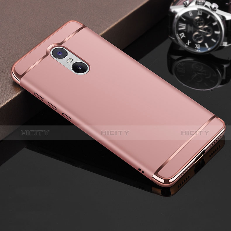 Carcasa Bumper Lujo Marco de Metal y Plastico Funda M01 para Xiaomi Redmi Note 4X High Edition