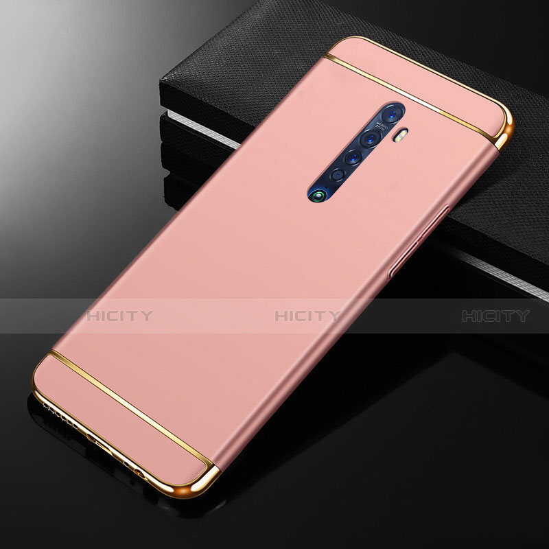 Carcasa Bumper Lujo Marco de Metal y Plastico Funda M05 para Oppo Reno2