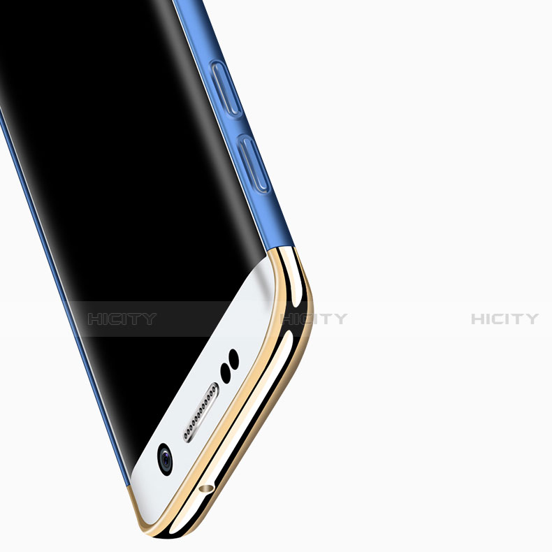 Carcasa Bumper Lujo Marco de Metal y Plastico Funda M05 para Samsung Galaxy S7 Edge G935F