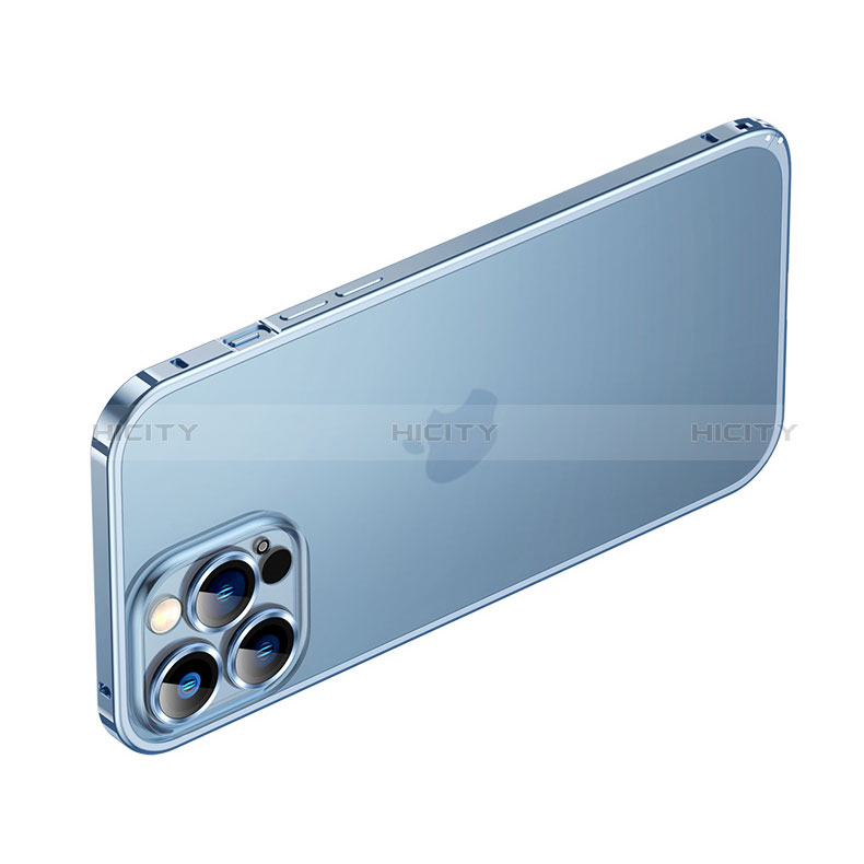 Carcasa Bumper Lujo Marco de Metal y Plastico Funda QC3 para Apple iPhone 14 Pro