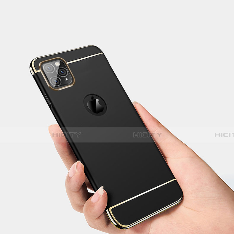Carcasa Bumper Lujo Marco de Metal y Plastico Funda T01 para Apple iPhone 11 Pro