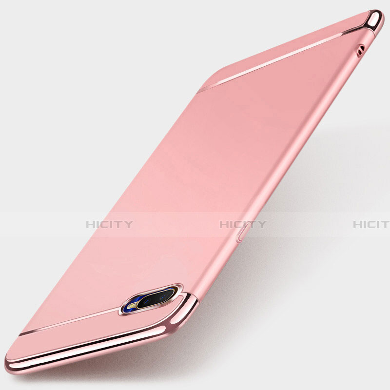 Carcasa Bumper Lujo Marco de Metal y Plastico Funda T01 para Oppo K1