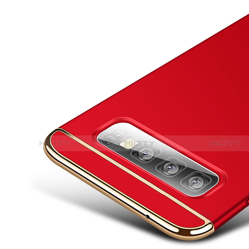Carcasa Bumper Lujo Marco de Metal y Plastico Funda T01 para Samsung Galaxy S10 Plus