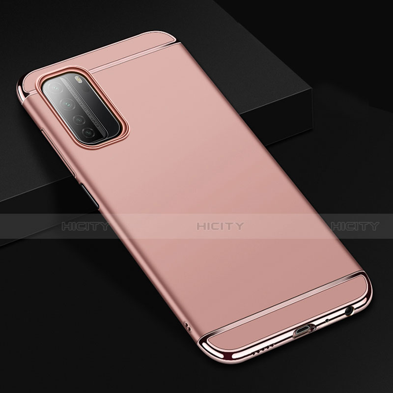 Carcasa Bumper Lujo Marco de Metal y Plastico Funda T02 para Huawei Nova 7 SE 5G